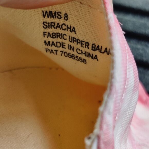 Tie Dye Pink Espadrille Slip On Loafer Flats Women's Sz 8 Siracha by Report - Picture 12 of 12